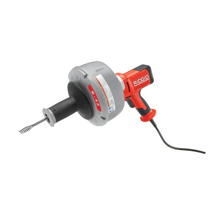 Ridgid K-45 Machine with: - C-1lC, 5/16" x 25' (8 mm x 7.6 m) Inner Core Cable with Inner Drum 36048